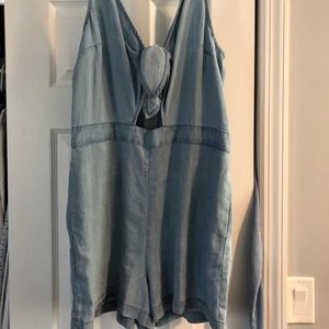 LOFT Denim romper